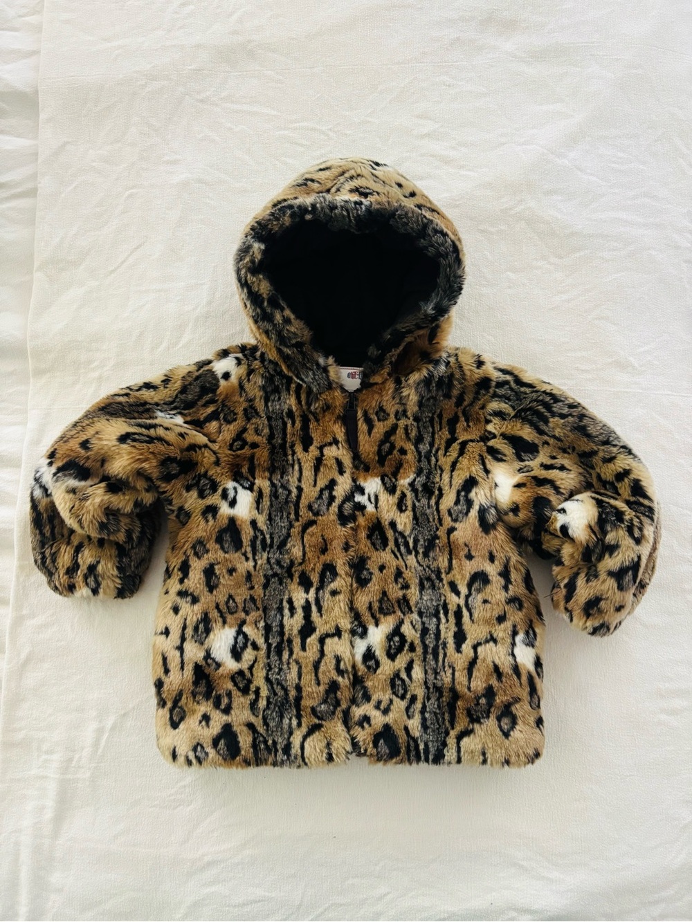 Oakie Dokie faux fur jacket size 4t